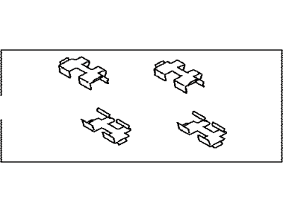 Toyota 04948-0R010 Fitting Kit, Disc Brake