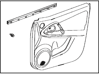 Toyota 67610-0R020-B4 Panel Assembly, Door Trim