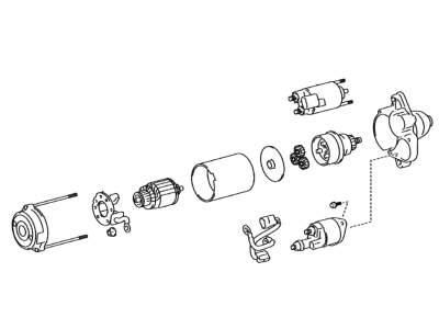 2022 Toyota RAV4 Starter Motor - 28100-F0130