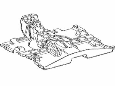 Toyota 58511-0R020 Mat, Floor, NO.1