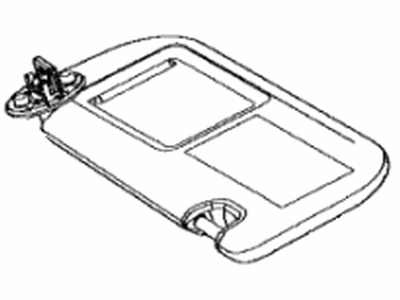 Toyota 74320-0R070-C0 Visor Assembly, Left