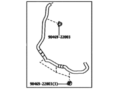 Toyota G9229-0R070 HOSE, INVERTER COOLI