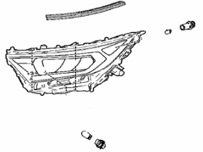 Toyota 81110-0R142 Headlamp Assy, Rh