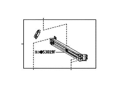 Toyota 53180-0R130 SHUTTER ASSY, RADIAT