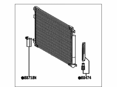 Toyota RAV4 A/C Condenser - 884A0-0R030