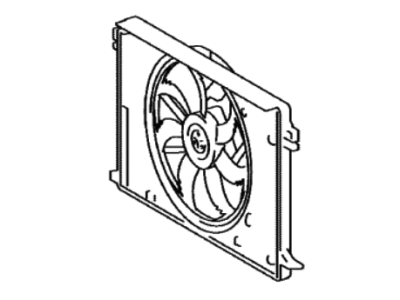 2023 Toyota RAV4 Fan Blade - 16360-F0070