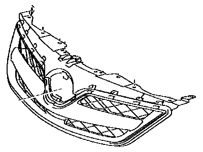 Toyota 53100-02410-B1 Radiator Grille Assembly