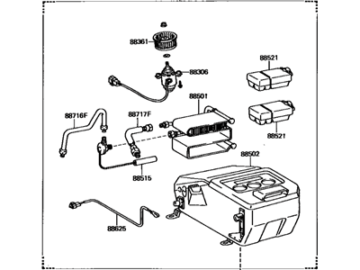 Toyota 88520-28010-06 Box Assembly, Cooling