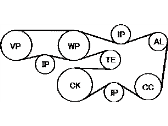 fj cruiser serpentine belt