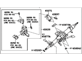 Toyota Sequoia Steering Column - 45250-0C170 Column Assy, Steering