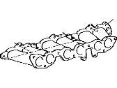 Toyota Supra Intake Manifold - 17111-42020 Manifold, Intake