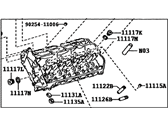 Toyota Tundra Cylinder Head - 11102-39175 Head, Cylinder, LH