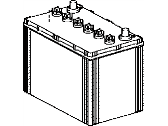 Toyota Yaris Car Batteries - 28800-16151 Battery