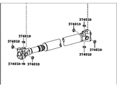 Toyota Sequoia Drive Shaft - 37140-0C110 Shaft Assembly Propeller Front