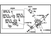 Toyota Sequoia Steering Column - 45250-0C170 Column Assy, Steering