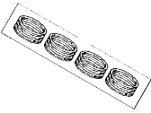 Toyota Supra Piston Ring Set - 13013-42040 Ring Set, Piston