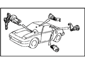 Toyota MR2 Door Lock Cylinder - 69005-17020 Cylinder Set, Lock