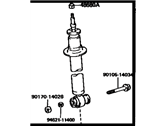 Toyota Supra Shock Absorber - 48510-19225 Shock Absorber Assembly Front Left