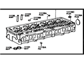 Toyota Land Cruiser Cylinder Head - 11101-69105 Head Sub-Assy, Cylinder