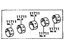 Toyota 11704-62010 Bearing Set, Crankshaft