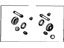 Toyota 04479-22010 Cylinder Kit, Disc Brake, Front