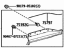 Toyota 75077-42070 MOULDING SUB-ASSY, R