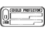 Toyota 69339-33040 Label, Child Protect