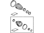 Toyota 04427-02760 Front Cv Joint Boot Kit