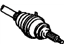 Toyota 42340-32010 Shaft Assembly, Rear Drive