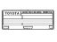 Toyota 11298-24122 LABEL, EMISSION CONT