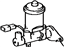 Toyota 47201-28210 Brake Master Cylinder Sub-Assembly