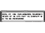 Toyota 11282-21010 Label, Loaded INSP/M